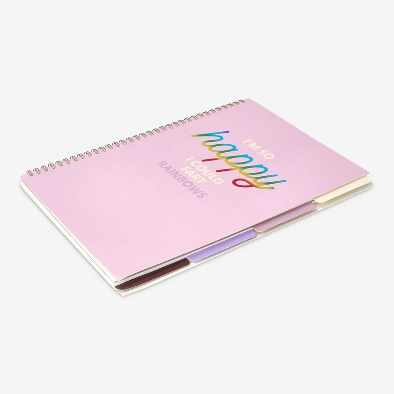 Notebook with page markers. A4