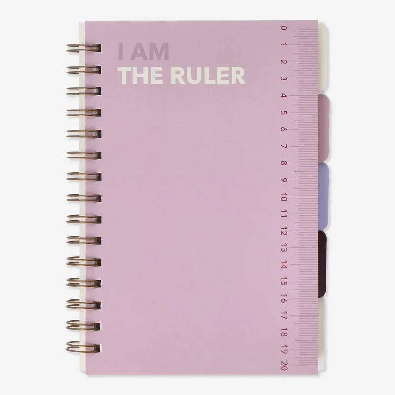 Notebook with page markers. A5