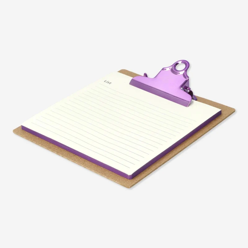 Clipboard with paper pad