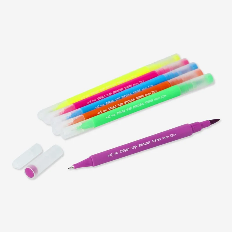 Duo markers. 6 pcs