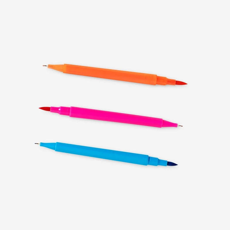 Duo markers. 6 pcs