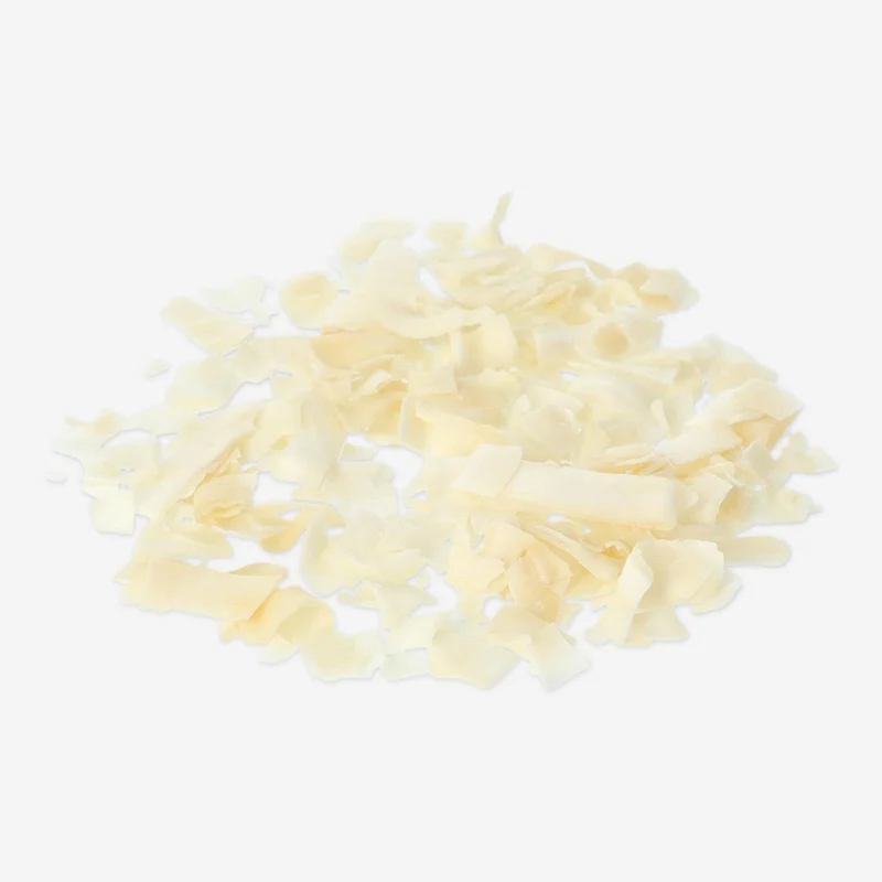 Coconut pieces. Roasted
