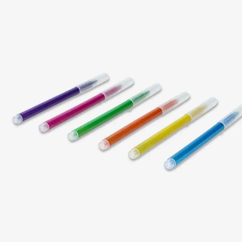 Glitter markers. 6 pcs