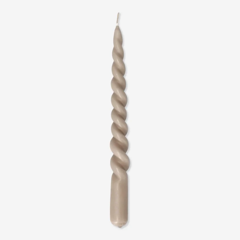 Twisted candle. 24 cm