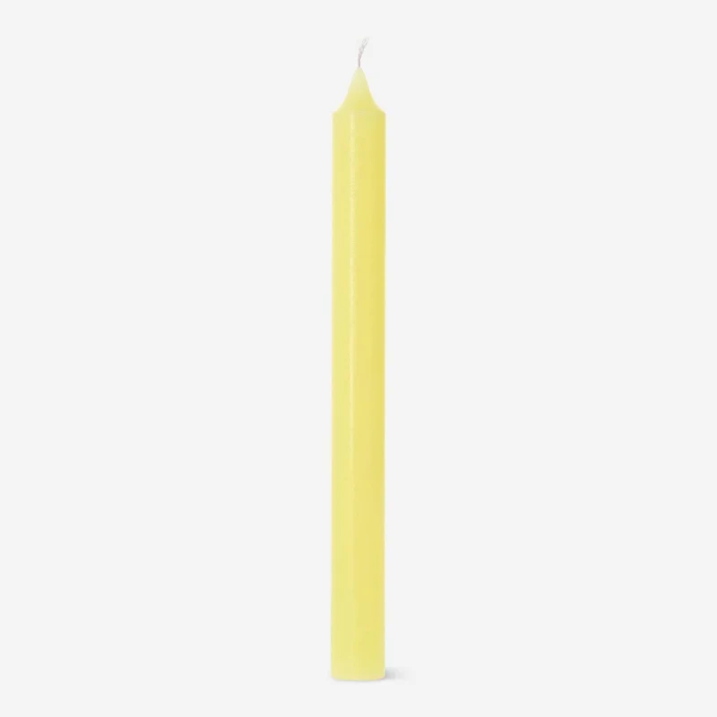 Yellow Dinner Candle - 24 cm
