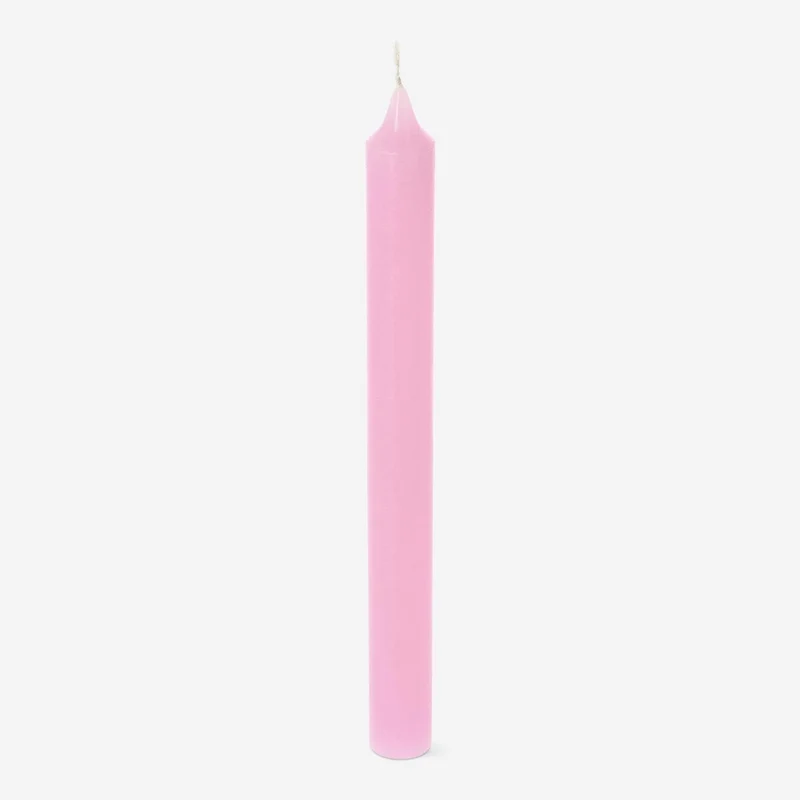 Pink Dinner Candle - 24 cm