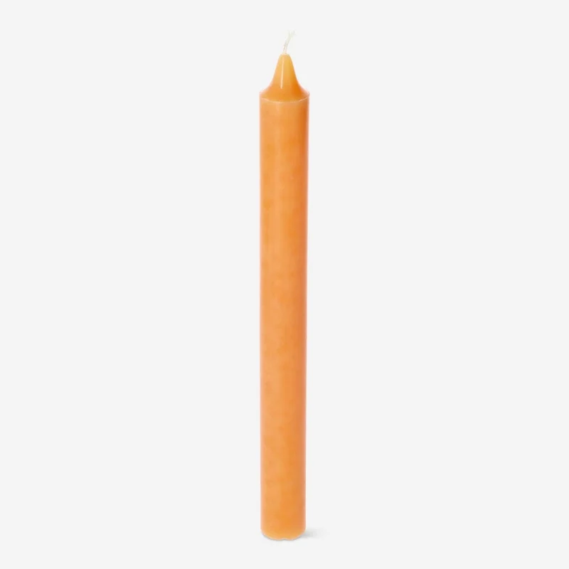 Orange Dinner Candle - 24 cm