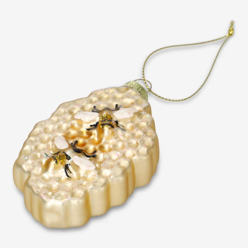 Christmas bauble. Honeycomb