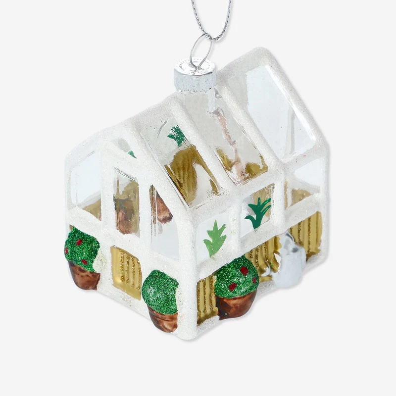 Christmas bauble. Greenhouse