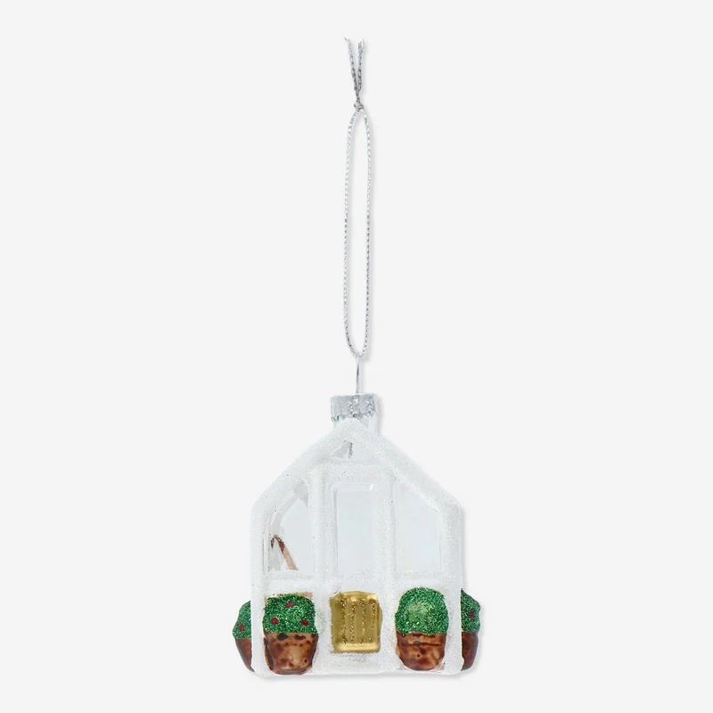 Christmas bauble. Greenhouse