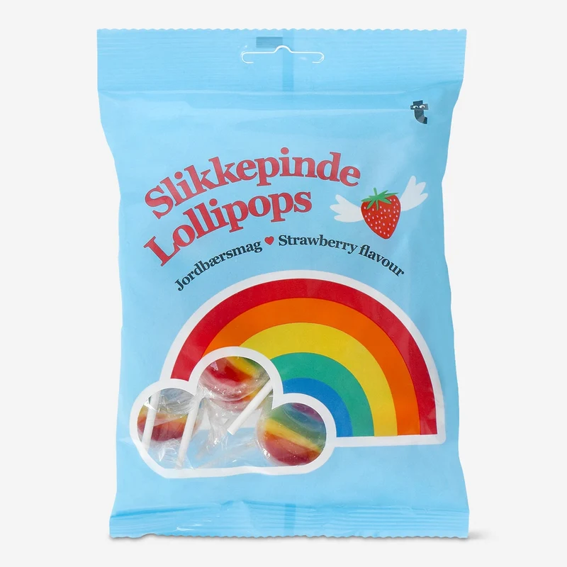 Lollipops. Strawberry