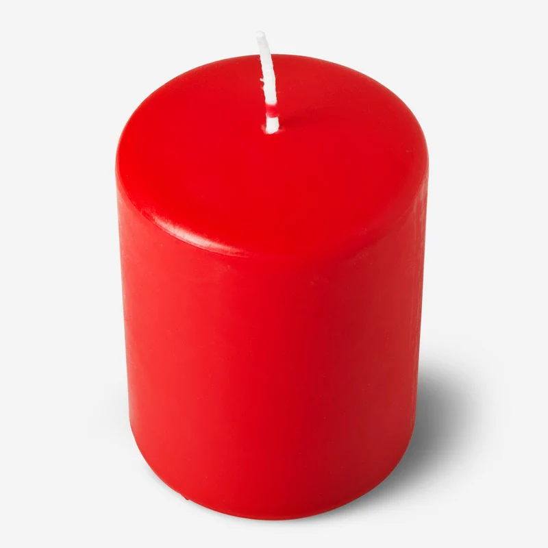 Pillar candle. 8 cm