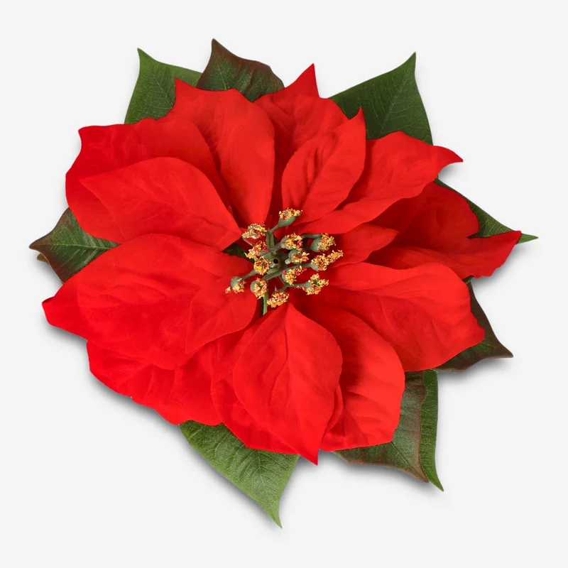 Decorative poinsettia. 30 cm