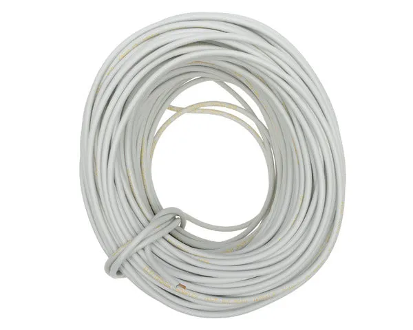 Cavo guaina bianco 2x1,0 mm. 0,5KV