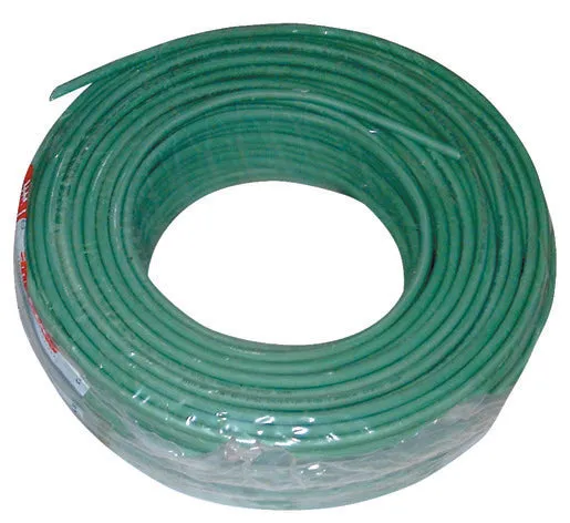 Cavo senza alogeni verde 3x4 mm. 1m