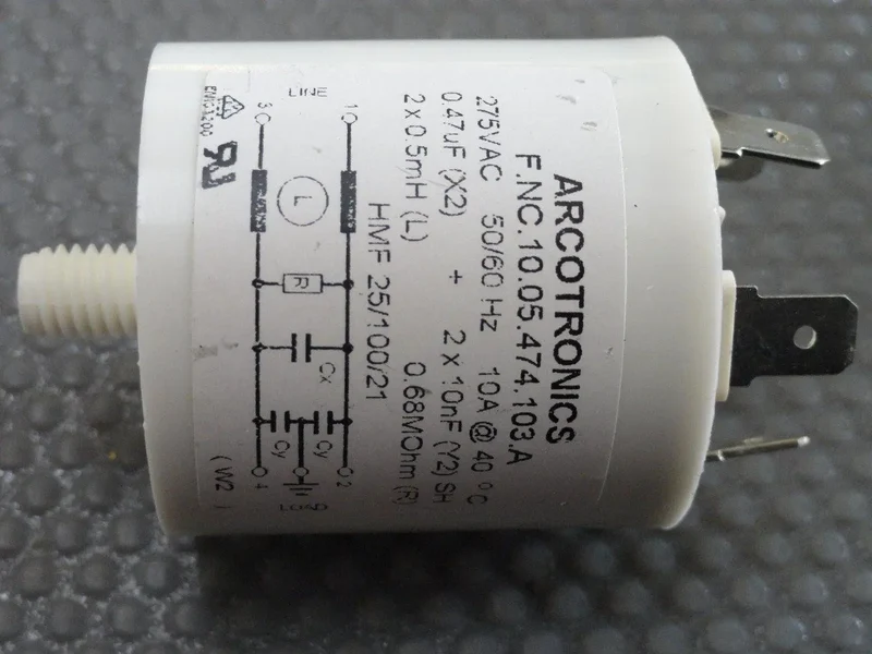 Filtro antidisturbo 0.47x2+1000y2+0.5l per Saeco