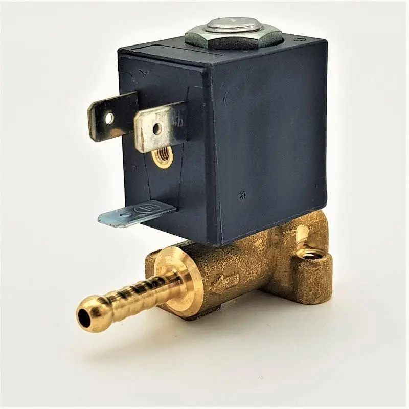 Elettrovalvola 2 vie con raccordo dritto 24v dc 10w macchina da caffe' Saeco intelia