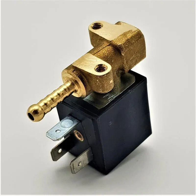 Elettrovalvola 2 vie con raccordo dritto 24v dc 10w macchina da caffe' Saeco intelia