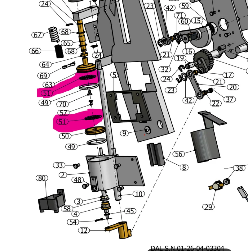 Doccetta inox per macchine automatiche AC07000DO Quick Mill