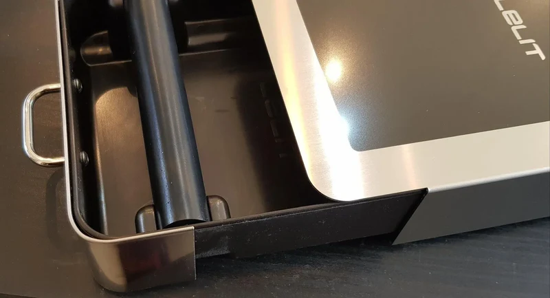 Battifondi e cassetto in acciaio inox per macchina da caffè Lelit