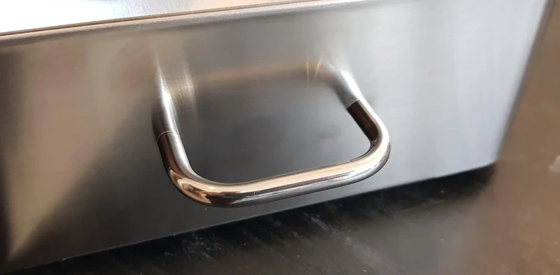 Battifondi e cassetto in acciaio inox per macchina da caffè Lelit