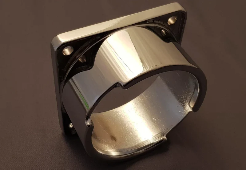 Anello cromato ghiera bloccaggio portafiltro pl41tem Lelit