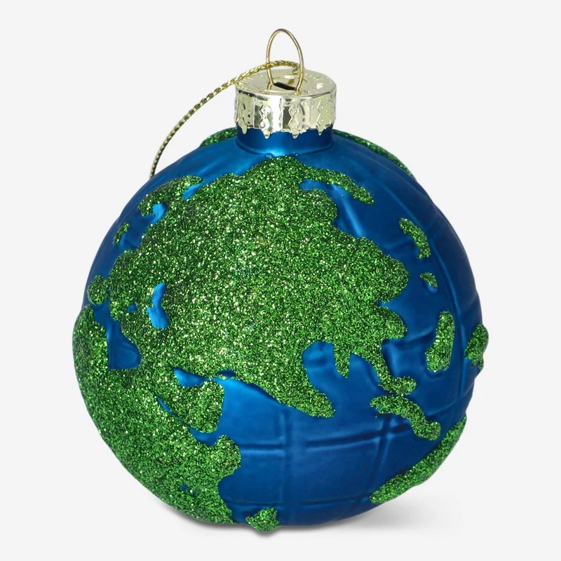 Christmas bauble. Earth