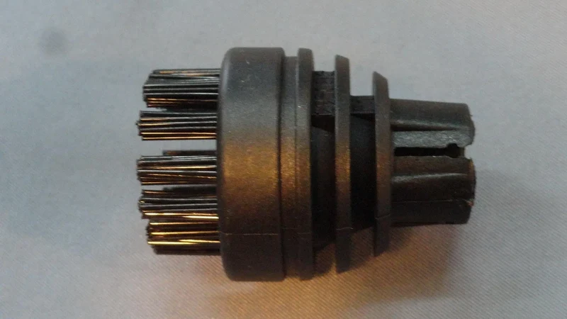 Spazzolino rotondo dritto diam.32mm setole in pbt Unitekno