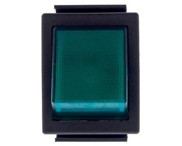Interruttore bipolare lavastoviglie verde
