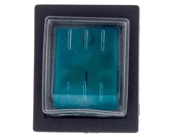 Interruttore bipolare forno verde 29x35mm.