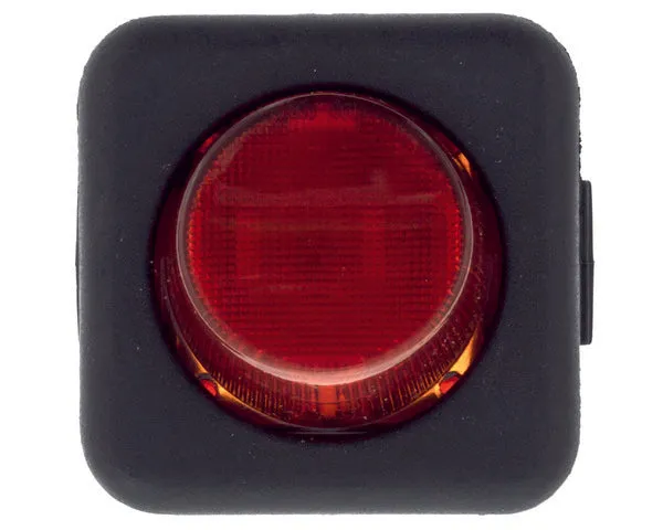 JEMI Pulsante lavastoviglie rosso 25x25mm.