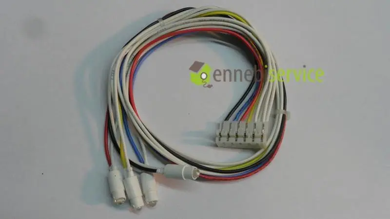 Cablaggio con spie c200a 4 led Unitekno