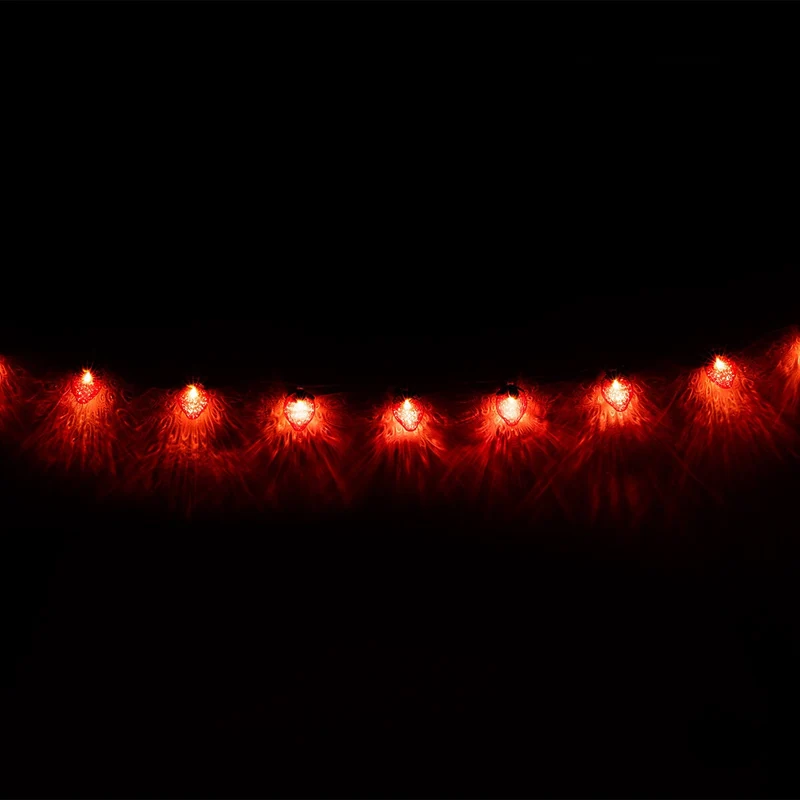 Strawberry string lights. 285 cm