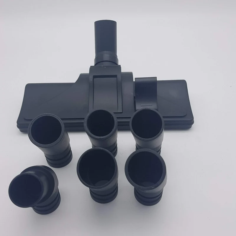 Spazzola Universale con Ruote per Aspirapolvere – 7 Raccordi Inclusi – Ideale per Pavimenti, Parquet, Moquette e Tappeti