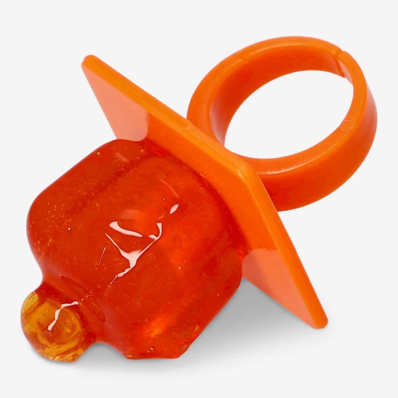Candy ring. Orange flavour