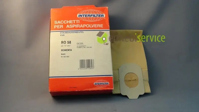 Sacchi ro58 row105 rowenta zr683 Universale