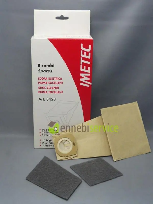 Sacchi per Imetec 8428 originali piuma