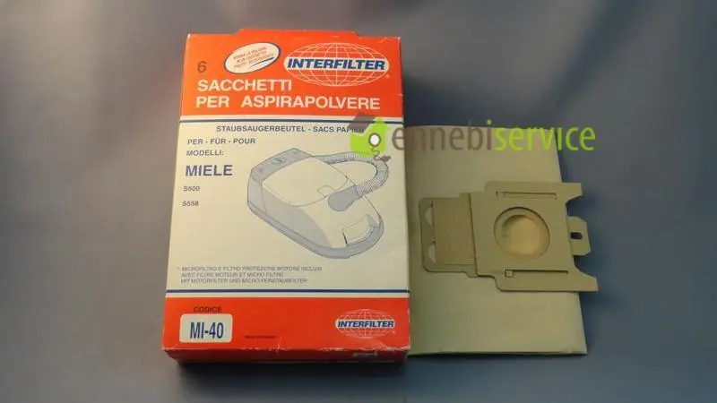 Sacchi mi40 mie204 rosso 6pz Universale