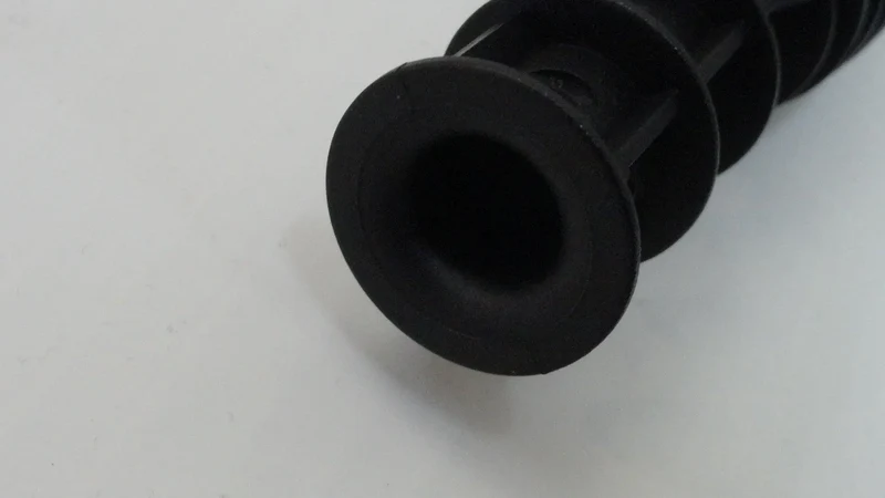 Lancia a vapore punta curva complata nera Unitekno