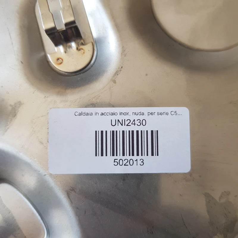 Caldaia in acciaio inox, nuda, per serie C50 Unitekno