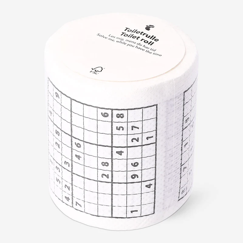 Sudoku toilet roll