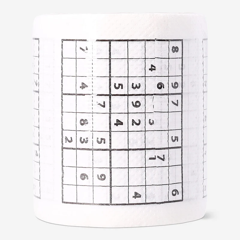 Sudoku toilet roll