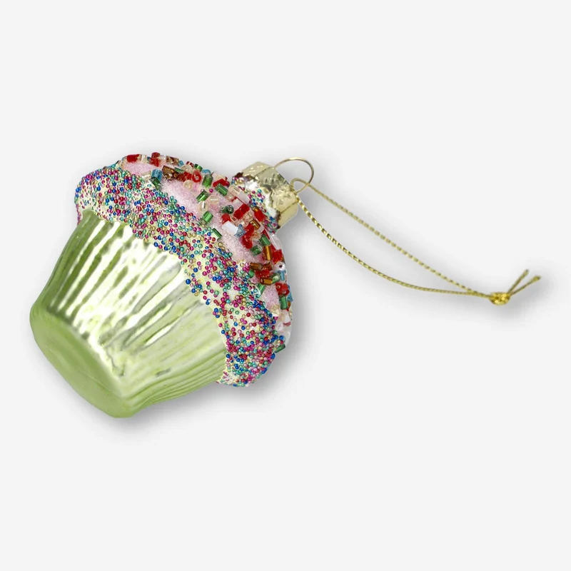 Christmas bauble. Cupcake