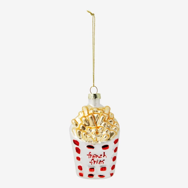 Christmas bauble. French fries