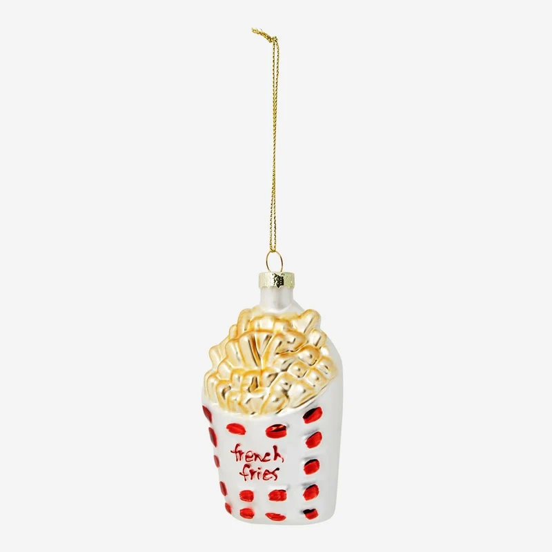 Christmas bauble. French fries