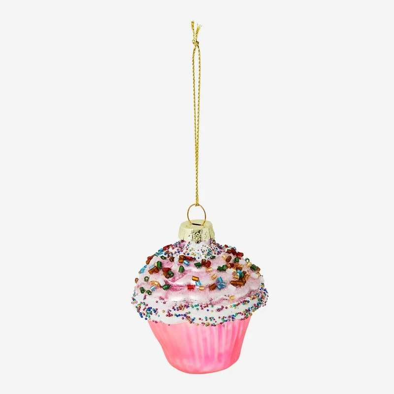 Christmas bauble. Cupcake