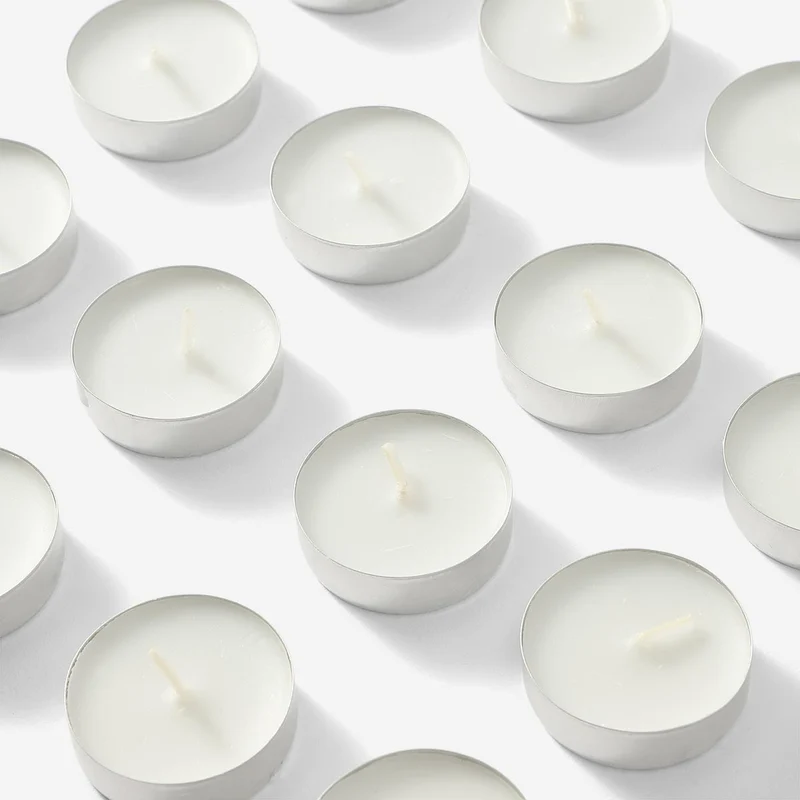 White Tealights - 30 pcs