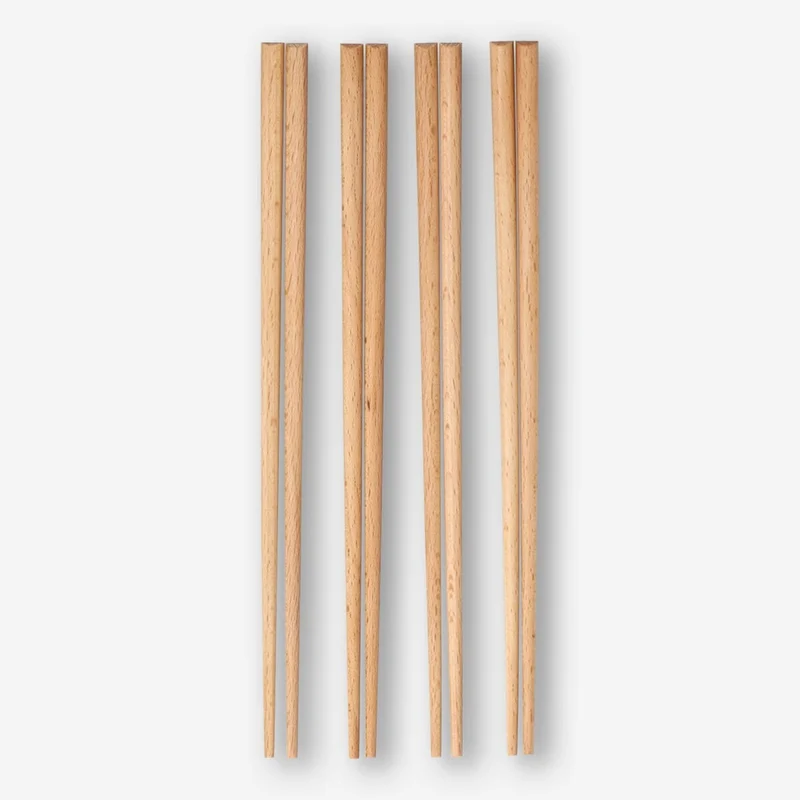 Wooden Chopsticks - 4 pairs