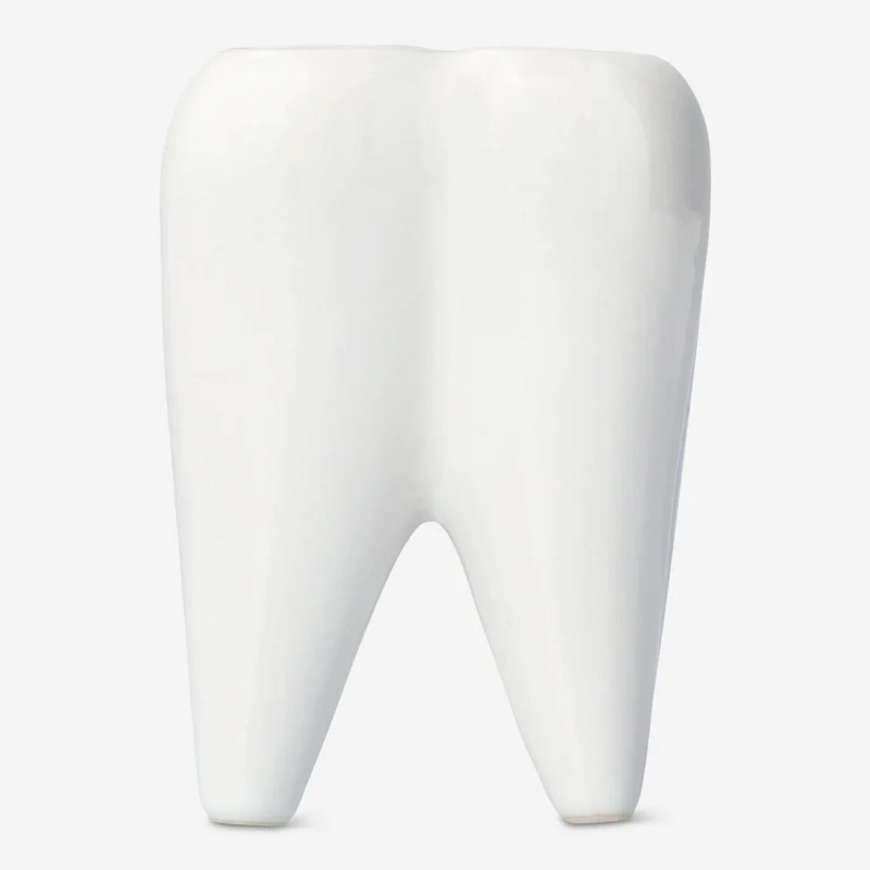 Tooth-Shaped Toothbrush Holder