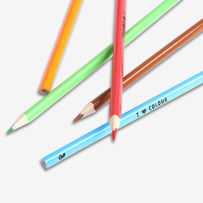 Coloured Pencils in Metal Box - 12 pcs